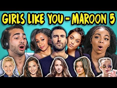 maroon 5 girls like you cast